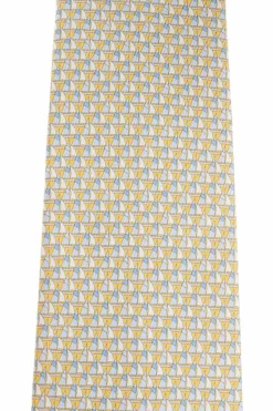 FERRAGAMO cream Silk tie