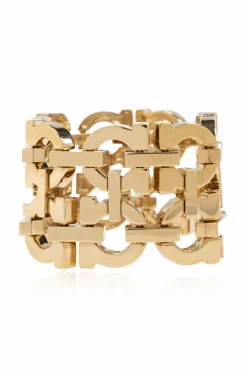 FERRAGAMO GOLD Brass bracelet