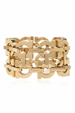 FERRAGAMO GOLD Brass bracelet
