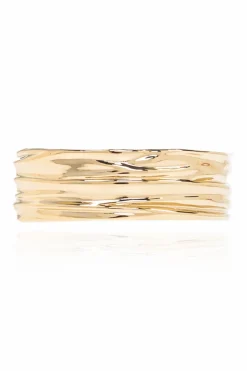 FERRAGAMO GOLD Brass bracelet
