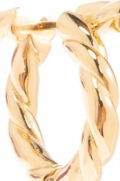 FERRAGAMO GOLD Brass earrings