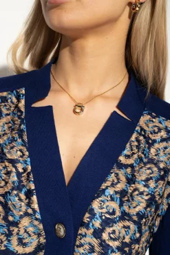 FERRAGAMO GOLD Brass necklace
