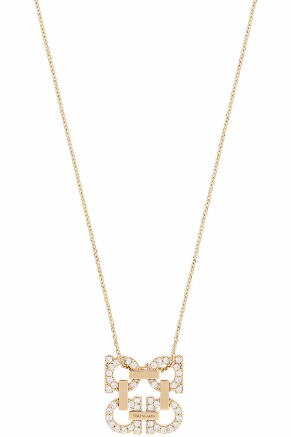 FERRAGAMO GOLD Necklace with pendant