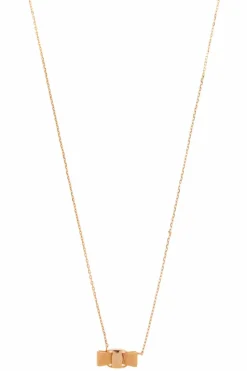 FERRAGAMO GOLD Necklace with charm