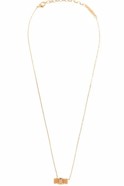 FERRAGAMO GOLD Necklace with charm
