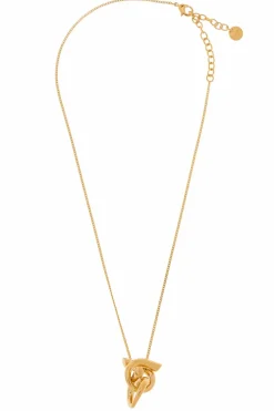 FERRAGAMO GOLD Pendant with engraved logo
