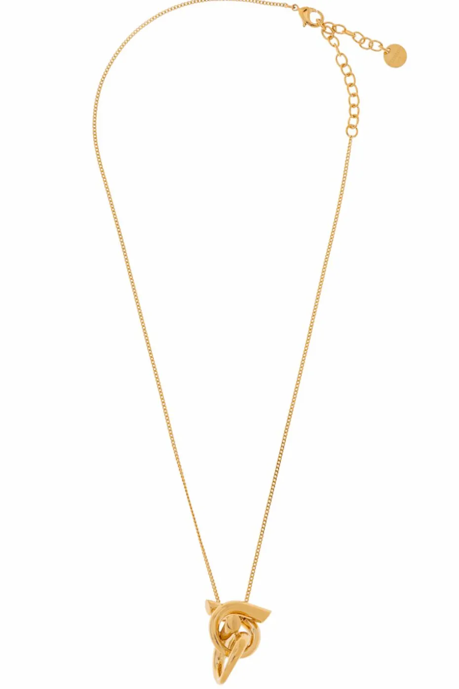 FERRAGAMO GOLD Pendant with engraved logo
