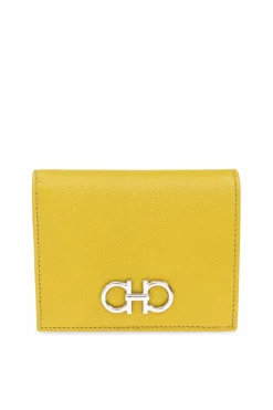 FERRAGAMO GREEN Leather wallet