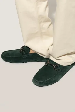 FERRAGAMO GREEN 'Parigi New' loafers