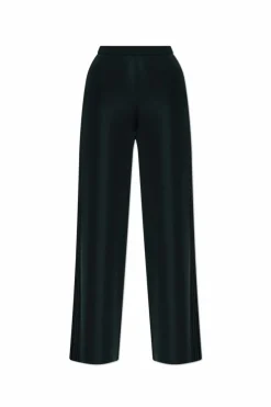 FERRAGAMO GREEN Straight-leg pants