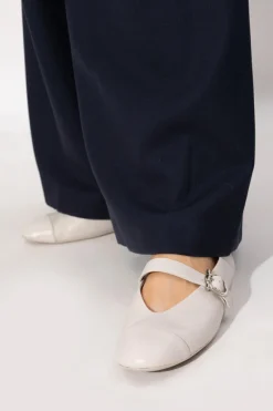 FERRAGAMO GREY Ballet Flats Nena