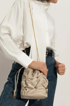 FERRAGAMO GREY Leather shoulder bag