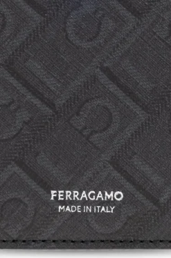 FERRAGAMO GREY MagSafe Card Wallet