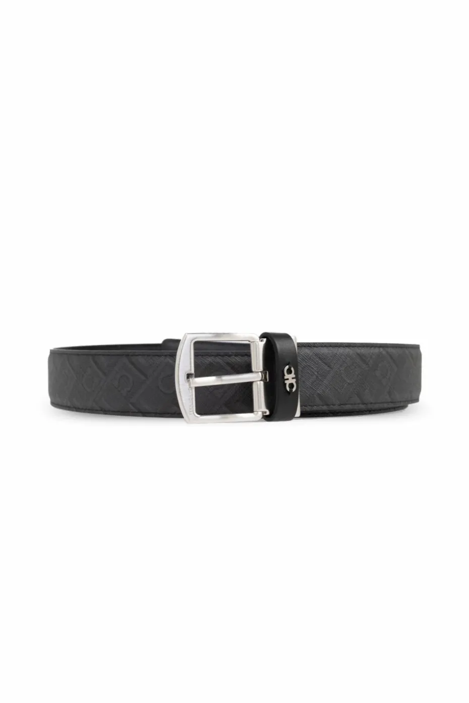 FERRAGAMO GREY Reversible belt