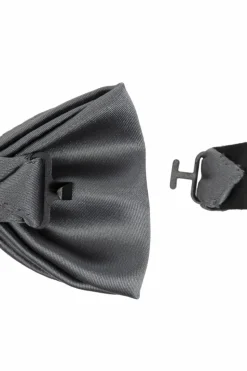 FERRAGAMO GREY Silk Bow Tie