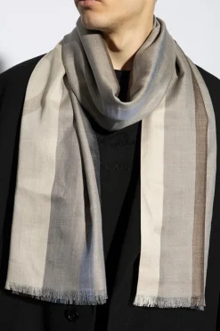 FERRAGAMO GREY Silk scarf