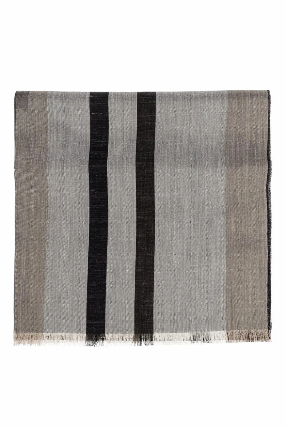 FERRAGAMO GREY Silk scarf by FERRAGAMO