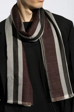 FERRAGAMO GREY Silk scarf by FERRAGAMO