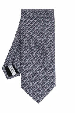 FERRAGAMO GREY Silk Tie