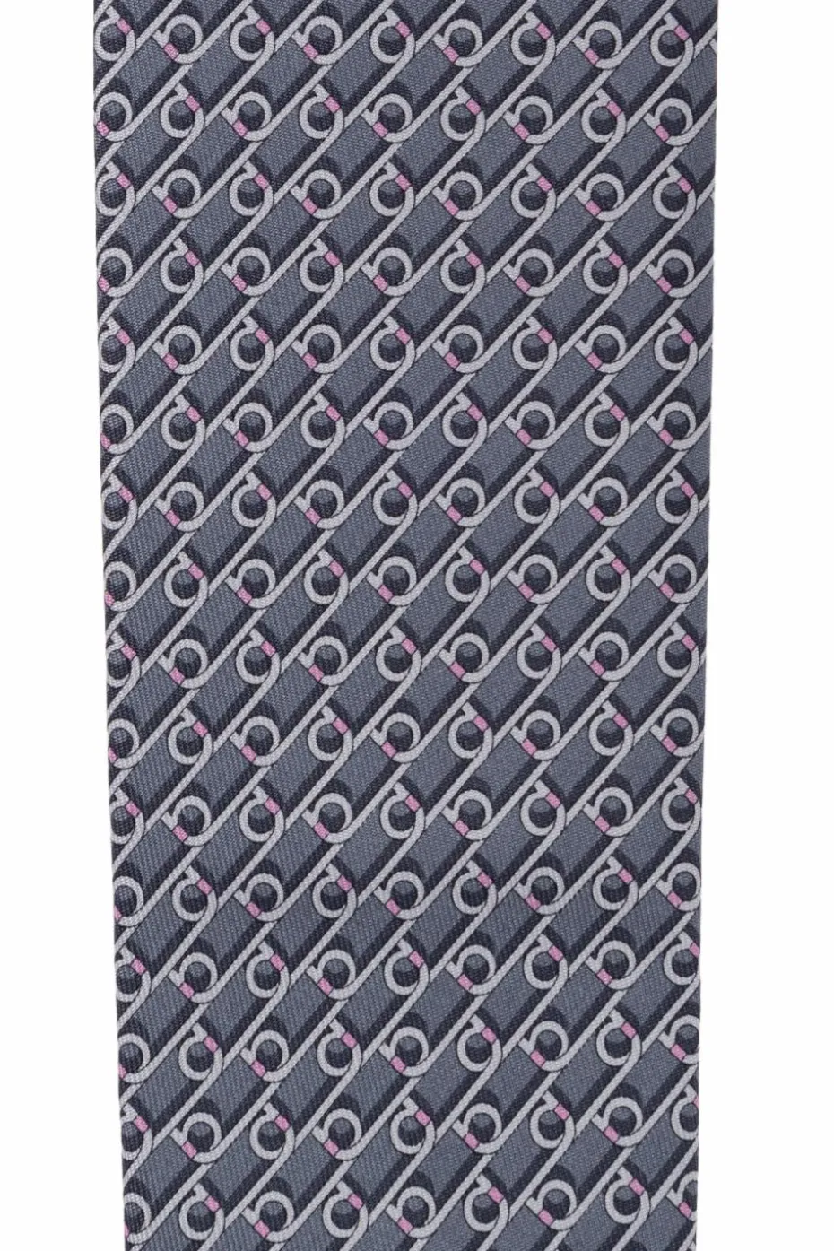 FERRAGAMO GREY Silk Tie