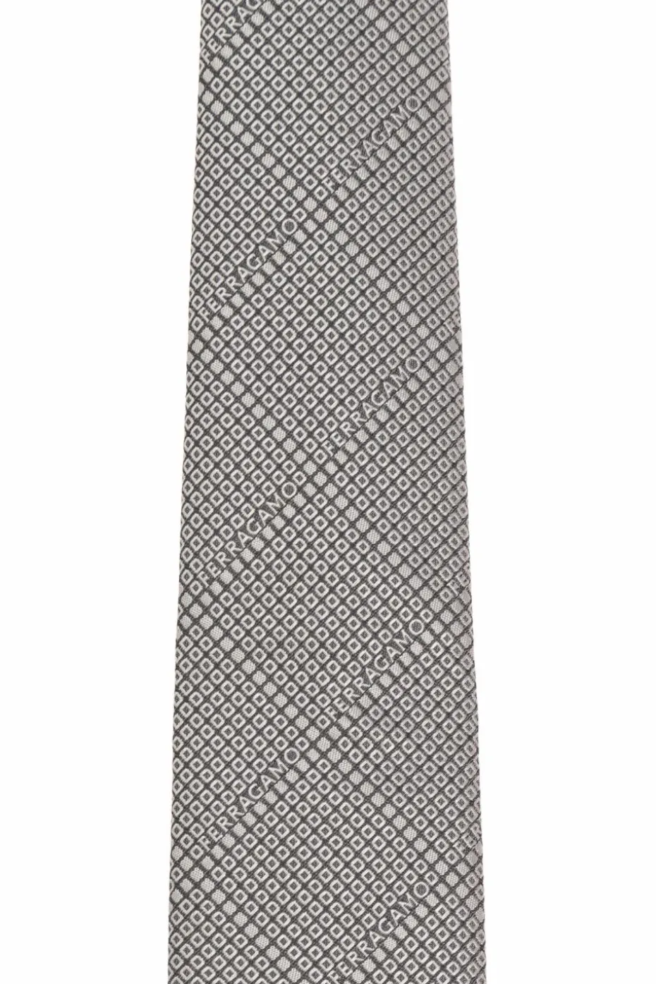 FERRAGAMO GREY Silk tie