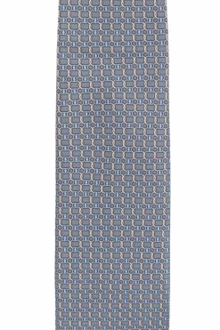 FERRAGAMO GREY Silk tie