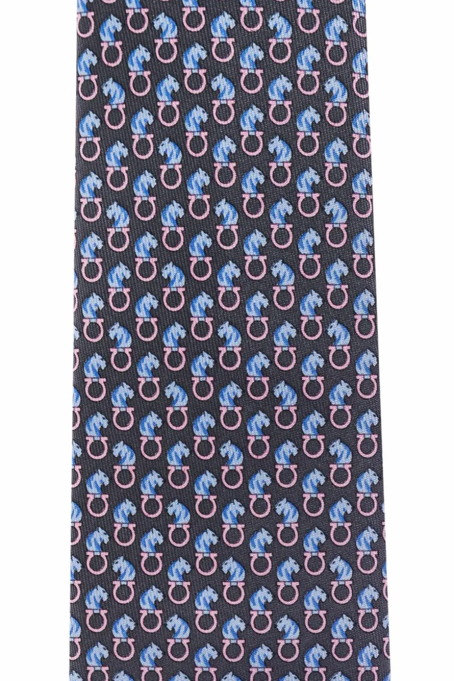 FERRAGAMO GREY Silk tie