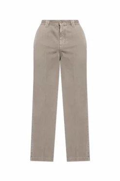 FERRAGAMO GREY Straight leg jeans