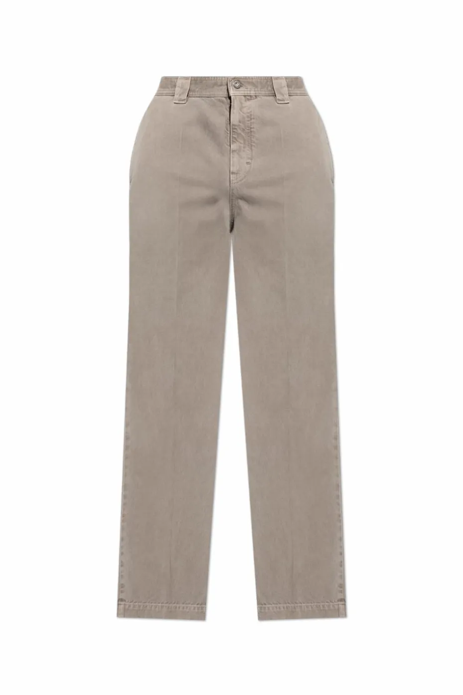 FERRAGAMO GREY Straight leg jeans