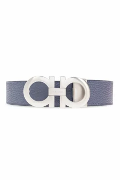 FERRAGAMO GREY Two-sided belt