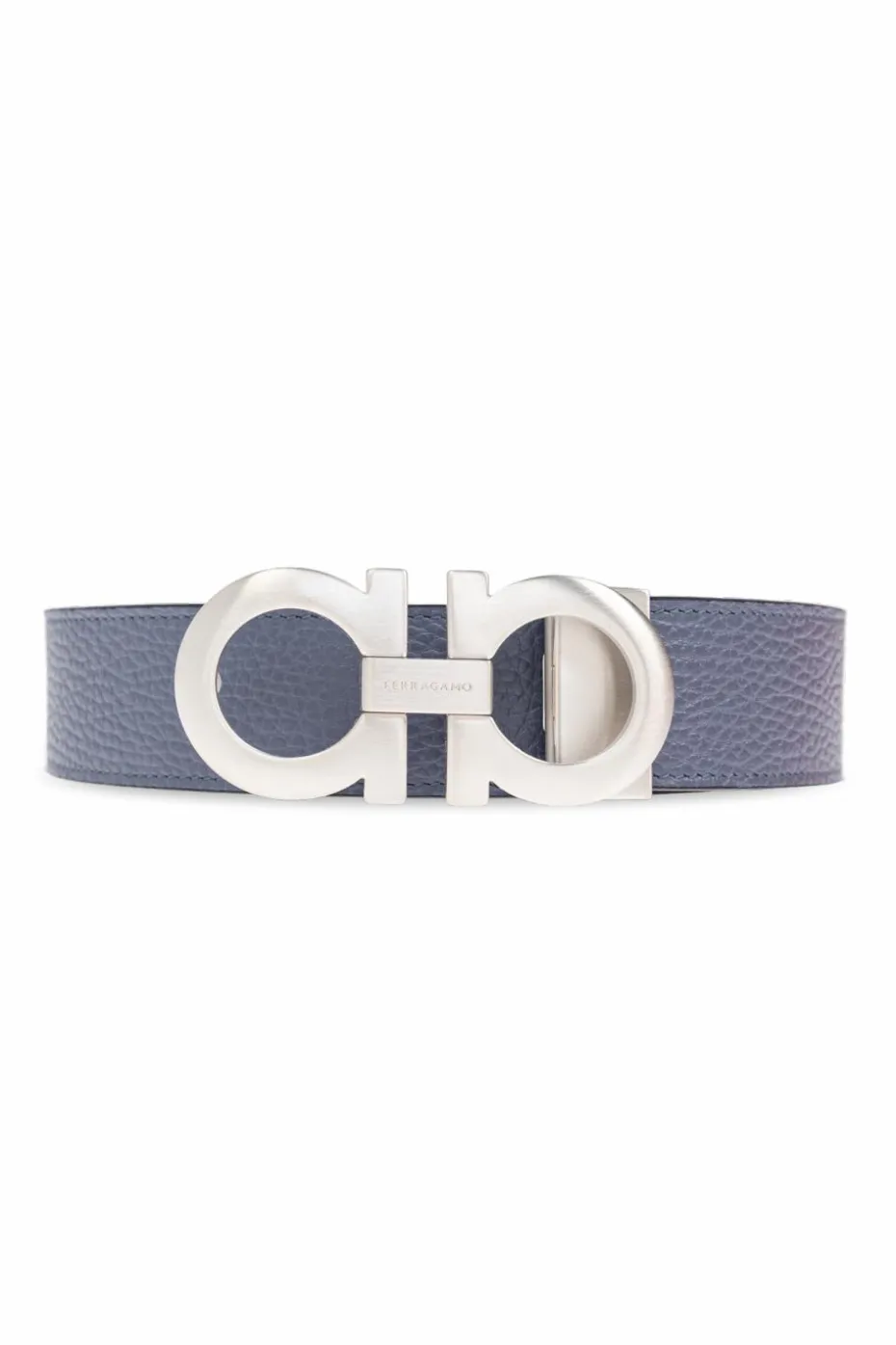 FERRAGAMO GREY Two-sided belt