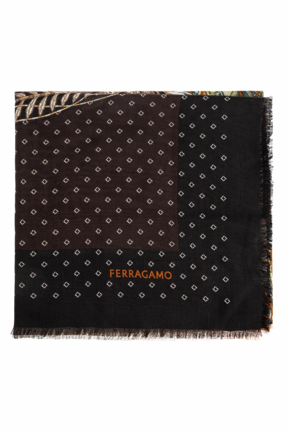 FERRAGAMO MULTICOLOUR Cashmere scarf