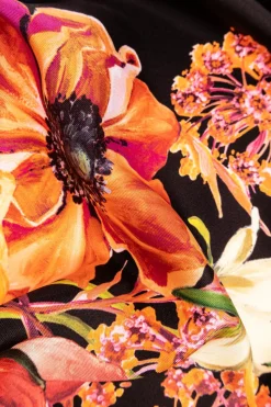 FERRAGAMO MULTICOLOUR Silk scarf with print