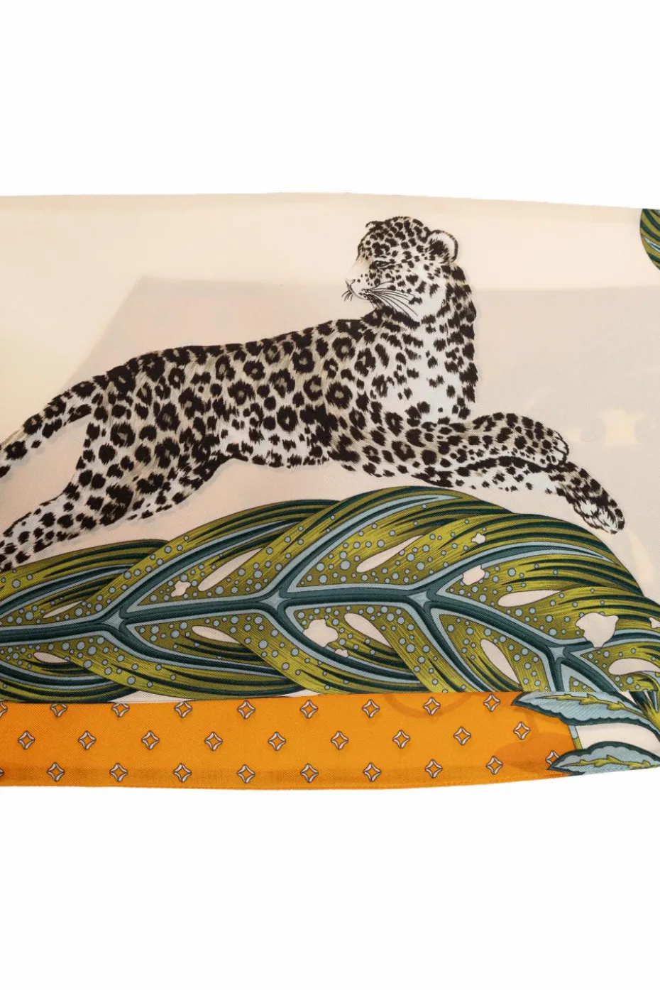 FERRAGAMO MULTICOLOUR Silk scarf with print
