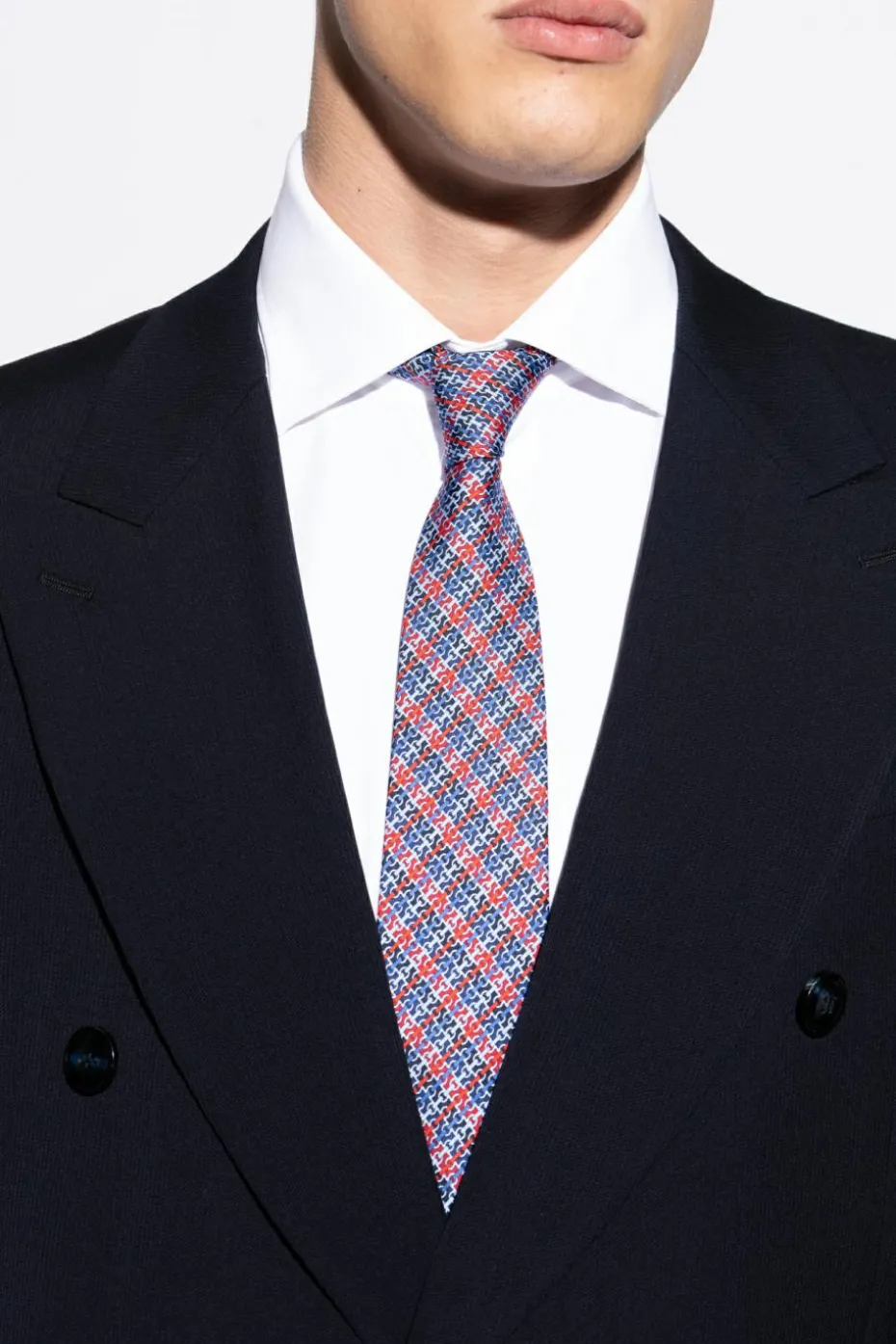 FERRAGAMO MULTICOLOUR Silk tie