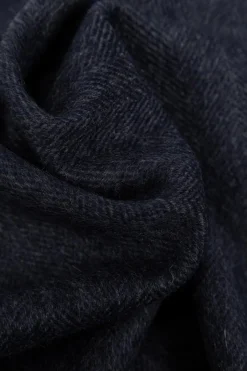 FERRAGAMO NAVY BLUE Cashmere scarf