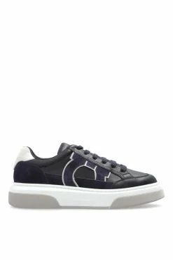FERRAGAMO NAVY BLUE Cassina GA sports shoes