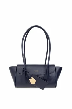 FERRAGAMO NAVY BLUE ‘Firenze’ Shoulder Bag