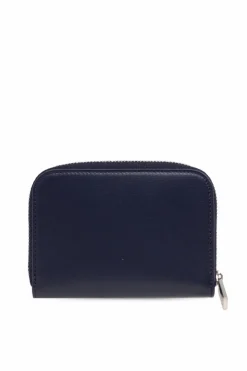 FERRAGAMO NAVY BLUE Leather wallet