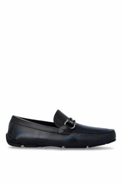 FERRAGAMO NAVY BLUE Loafers Front