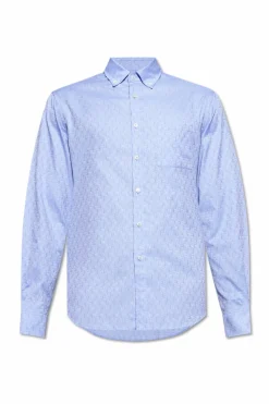 FERRAGAMO NAVY BLUE Monogram Shirt