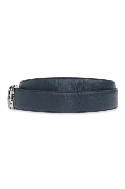 FERRAGAMO NAVY BLUE Reversible belt