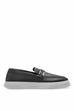 FERRAGAMO NAVY BLUE Shoes 'Brad'