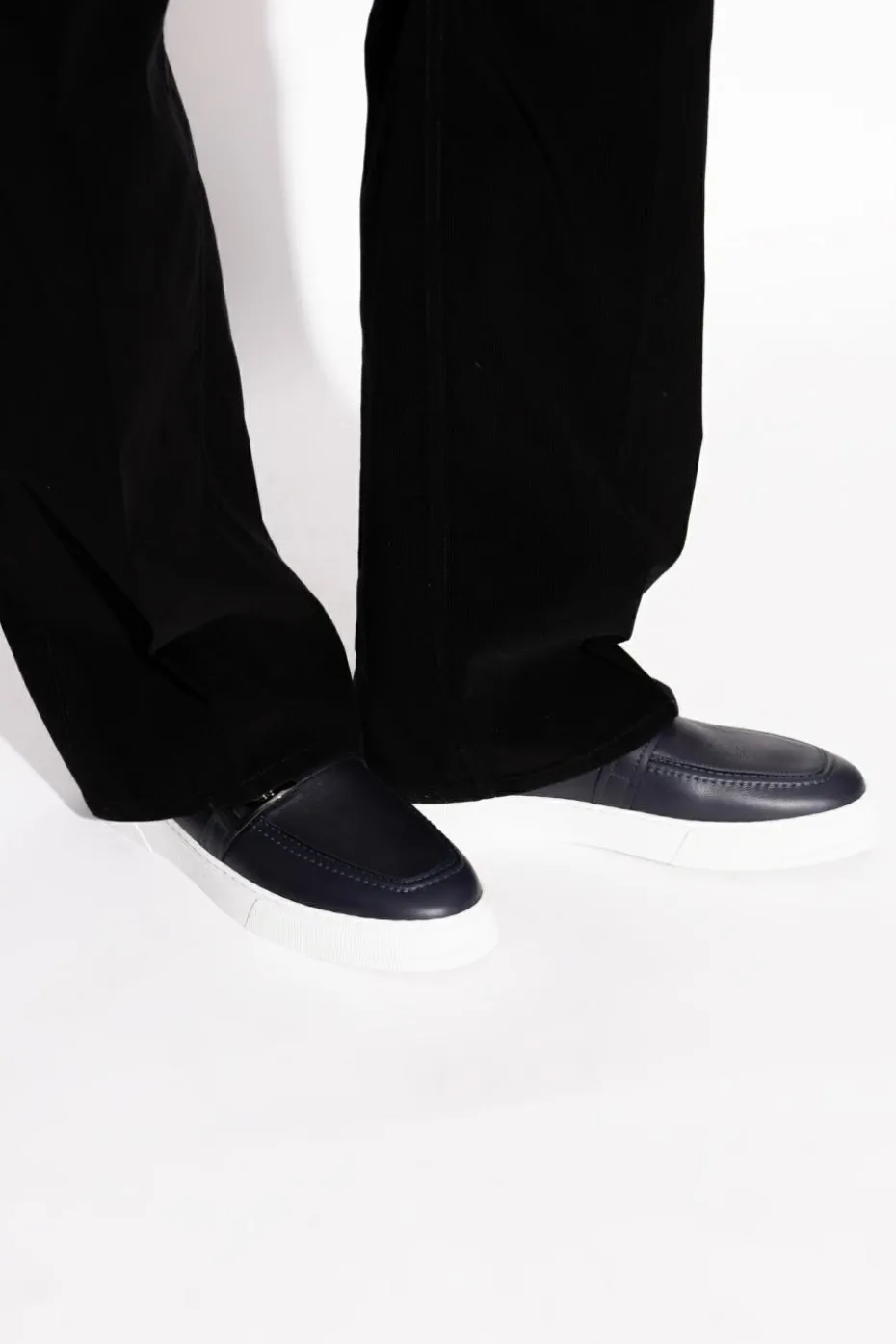FERRAGAMO NAVY BLUE Shoes 'Brad'