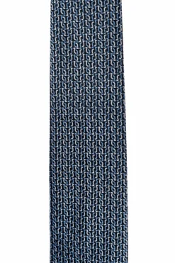 FERRAGAMO NAVY BLUE Silk tie