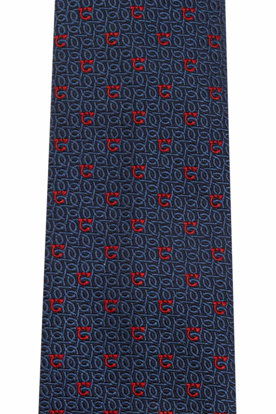 FERRAGAMO NAVY BLUE Silk tie