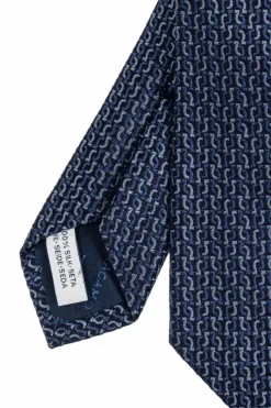 FERRAGAMO NAVY BLUE Silk tie