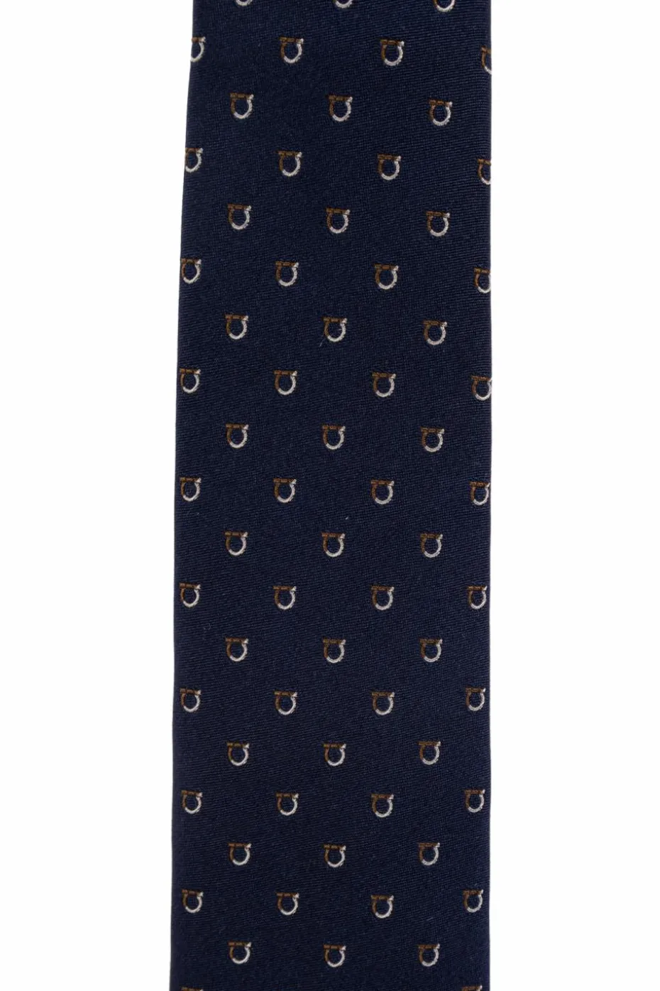 FERRAGAMO NAVY BLUE Silk tie