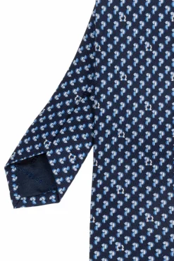 FERRAGAMO NAVY BLUE Silk tie