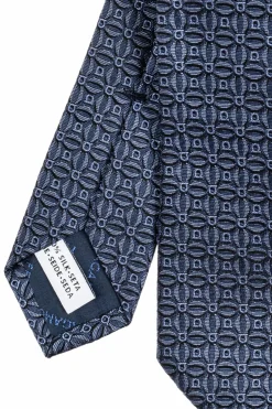 FERRAGAMO NAVY BLUE Silk tie